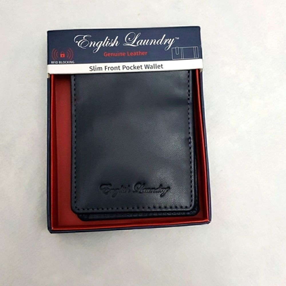 English Laundry Money Clip Pocket Wallet New